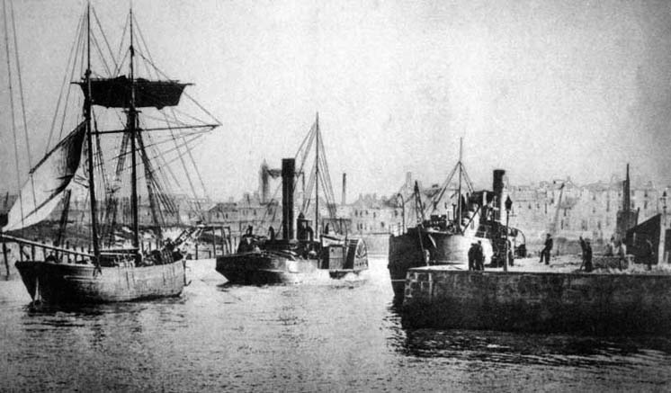 Workington Harbour circa 1900